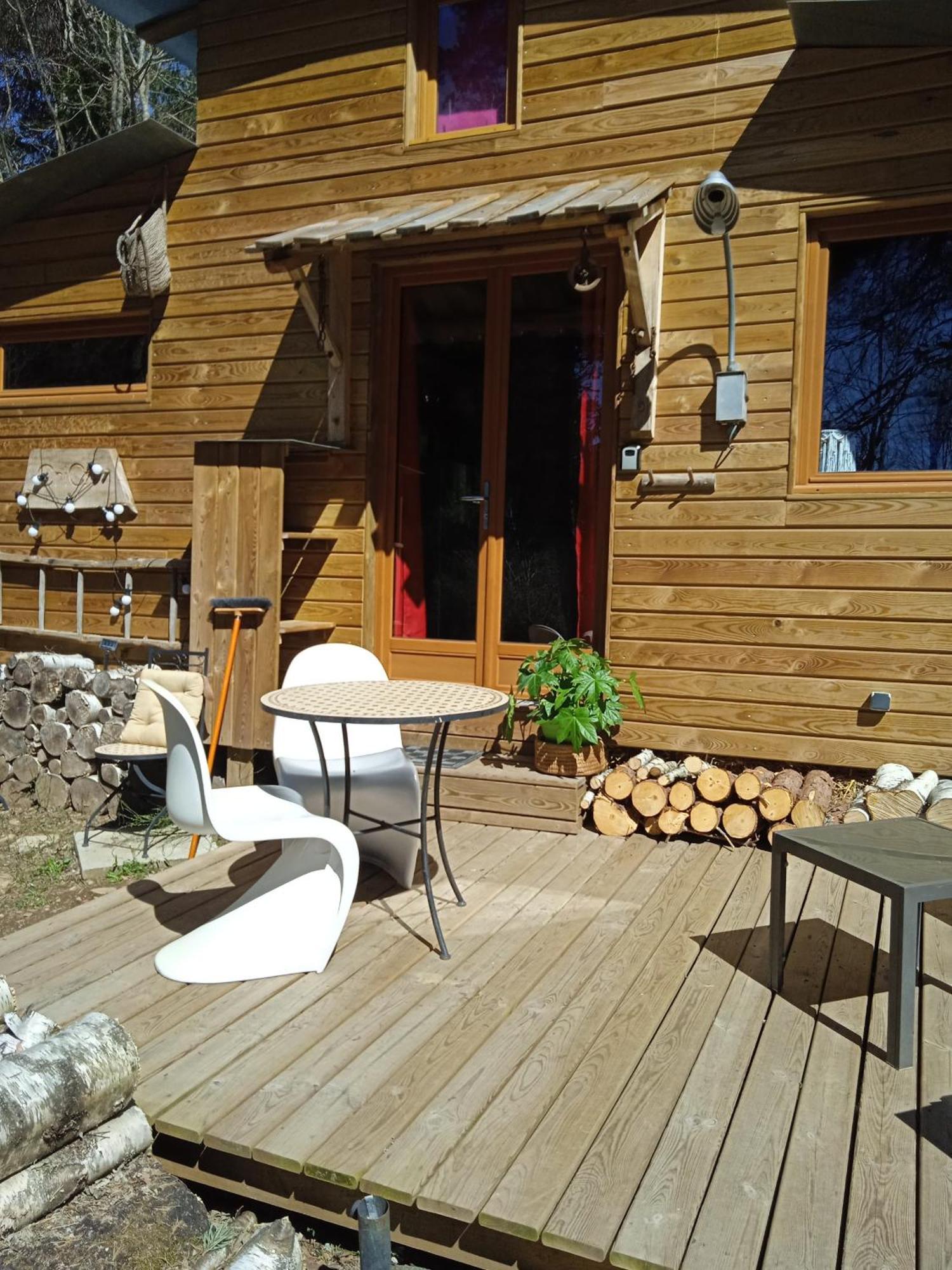 Chalet Libellule Domaine De La Mamounette Champclause Esterno foto